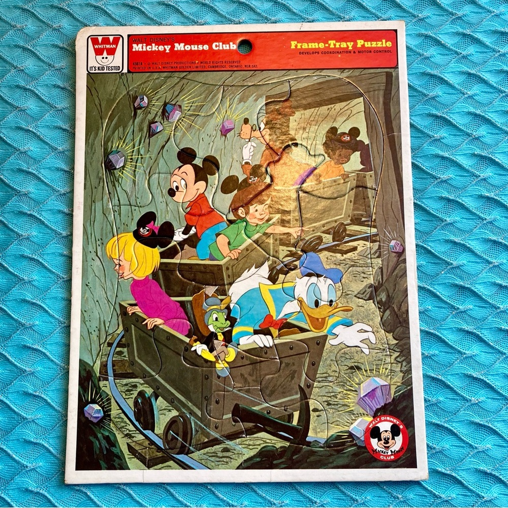 Vintage Mickey Mouse Club Puzzle